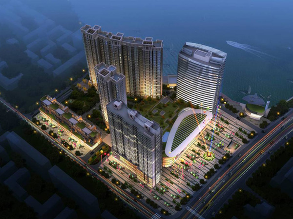 安慶匯峰廣場商場定制樓梯扶手、空調護欄案例