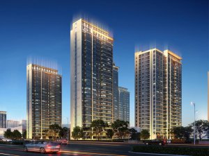 合肥保利和光塵樾小區百葉窗、樓梯扶手定制