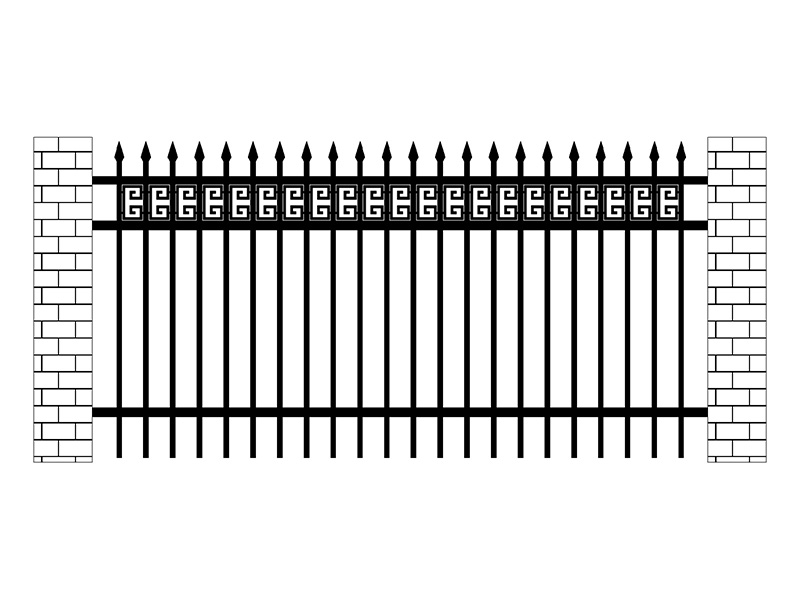 廠區鋅鋼圍欄圖片