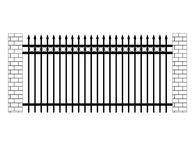 小區鋅鋼圍欄圖片10